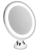 Adler Europe LED-Badezimmerspiegel "AD 2168" in Silber - Ø 20 cm