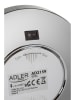 Adler Europe LED-Badezimmerspiegel "AD 2159" in Silber/ Silber - Ø 15 cm