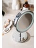 Adler Europe LED-Badezimmerspiegel "AD 2159" in Silber/ Silber - Ø 15 cm
