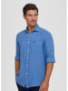 Façonnable Linnen blouse blauw