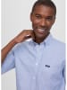 Façonnable Blouse lichtblauw/wit