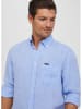 Façonnable Linnen blouse lichtblauw