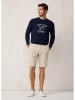 Façonnable Wollen trui donkerblauw