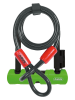 ABUS Fietsslot met ronde beugel zwart/groen