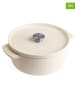KitchenAid 2tlg. Set: Bräter in Creme - 5,2 l