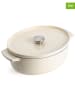 KitchenAid 2tlg. Set: Bräter in Creme - 5,6 l