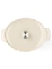 KitchenAid 2tlg. Set: Bräter in Creme - 5,6 l