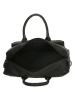 HIDE & STITCHES Leren weekendtas zwart - (B)41 x (H)26 x (D)14 cm