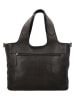 HIDE & STITCHES Leder-Henkeltasche in Braun - (B)34 x (H)28 x (T)15 cm