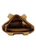HIDE & STITCHES Leder-Henkeltasche in Hellbraun - (B)34 x (H)28 x (T)15 cm