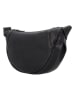 HIDE & STITCHES Leder-Umhängetasche in Schwarz - (B)29 x (H)18 x (T)10 cm