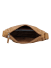 HIDE & STITCHES Leren schoudertas lichtbruin - (B)29 x (H)18 x (D)10 cm