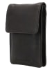 HIDE & STITCHES Leder-Handytasche in Braun - (B)13 x (H)19 x (T)2 cm