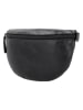 HIDE & STITCHES Leder-Brustbeutel in Schwarz - (B)24 x (H)13 x (T)8 cm