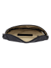 HIDE & STITCHES Leder-Brustbeutel in Schwarz - (B)24 x (H)13 x (T)8 cm