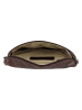 HIDE & STITCHES Leren borstbuidel bruin - (B)24 x (H)13 x (D)8 cm