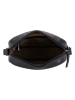 HIDE & STITCHES Leren schoudertas zwart - (B)19 x (H)23 x (D)6 cm