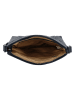 HIDE & STITCHES Leder-Umhängetasche in Dunkelblau - (B)26 x (H)26 x (T)8 cm