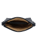 HIDE & STITCHES Leder-Umhängetasche in Dunkelblau - (B)26 x (H)26 x (T)8 cm