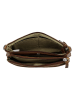 HIDE & STITCHES Leder-Umhängetasche in Hellbraun - (B)24 x (H)14 x (T)2 cm