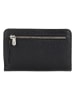 Charm Leder-Geldbörse in Schwarz - (B)14 x (H)9 x (T)3 cm