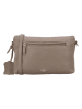Charm Leder-Umhängetasche in Taupe - (B)22 x (H)14 x (T)7 cm