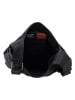 HIDE & STITCHES Leder-Schultertasche in Schwarz - (B)28 x (H)27 x (T)10 cm