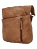 HIDE & STITCHES Leder-Schultertasche in Hellbraun - (B)28 x (H)27 x (T)10 cm