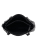 HIDE & STITCHES Leren schoudertas zwart - (B)37 x (H)29 x (D)8 cm