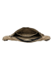 HIDE & STITCHES Leder-Brustbeutel in Beige - (B)36 x (H)17 x (T)6 cm