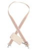 Beagles Umhängeriemen in Beige/ Rosa - (L)140 cm