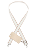 Beagles Umhängeriemen in Weiß/ Beige - (L)140 cm