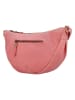 HIDE & STITCHES Leren schoudertas lichtroze - (B)31 x (H)17 x (D)9 cm