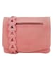 HIDE & STITCHES Leren schoudertas lichtroze - (B)21 x (H)17 x (D)4 cm