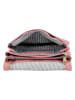 HIDE & STITCHES Leder-Umhängetasche in Rosa - (B)21 x (H)17 x (T)4 cm