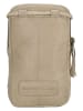 HIDE & STITCHES Leren smartphonetas beige - (B)11 x (H)19 x (D)2 cm