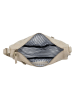 HIDE & STITCHES Leder-Umhängetasche in Beige - (B)31 x (H)17 x (T)9 cm