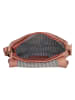 HIDE & STITCHES Leren schoudertas lichtroze - (B)20 x (H)19 x (D)5 cm