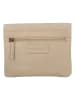 HIDE & STITCHES Leren schoudertas beige - (B)21 x (H)17 x (D)4 cm
