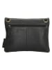 HIDE & STITCHES Leder-Umhängetasche in Schwarz - (B)27 x (H)21 x (T)2 cm