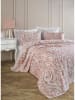 Elizabed Bedsprei "Loop" rood/wit