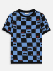Coccodrillo Shirt in Schwarz/ Hellblau