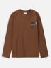 Coccodrillo Longsleeve in Hellbraun