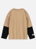 Coccodrillo Longsleeve in Hellbraun/ Schwarz