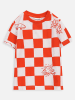 Coccodrillo Shirt in Rot/ Weiß