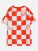 Coccodrillo Shirt in Rot/ Weiß
