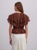 BGN Bluse in in Dunkelbraun