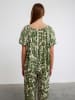 BGN Blouse beige/groen