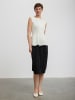 BGN Kleid in Creme/ Schwarz