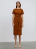 BGN Kleid in Cognac